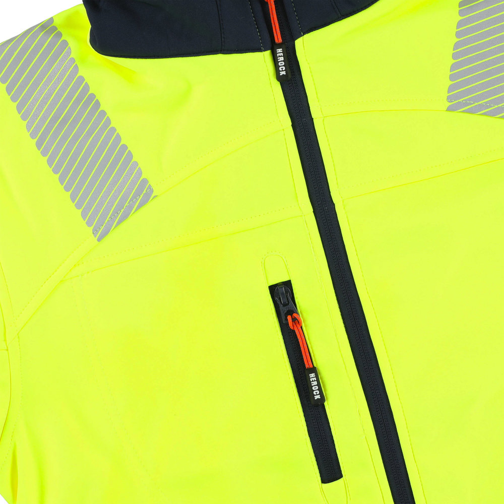 GREGOR HIGH VIZ SOFTSHELL JAS