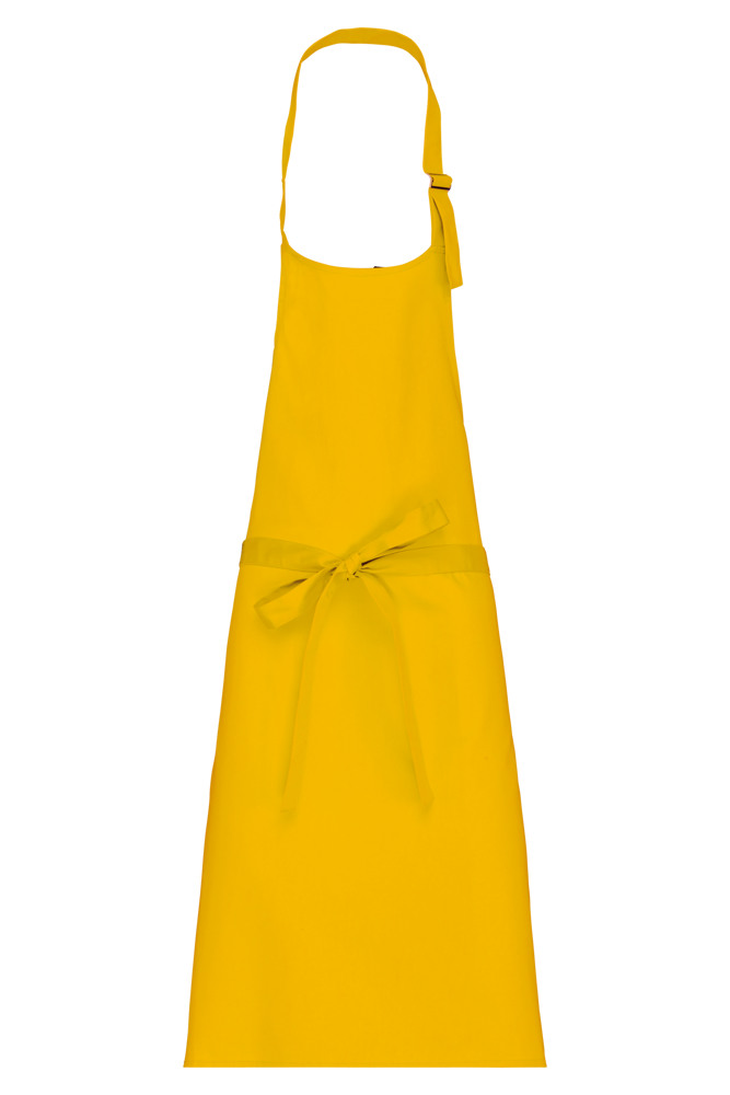 K895 - Katoenen schort zonder zak - Yellow