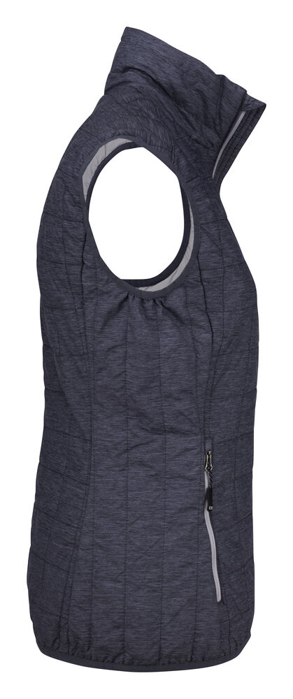 Cutter & Buck - Rainier Vest Dames Antraciet Navy Mélange XS