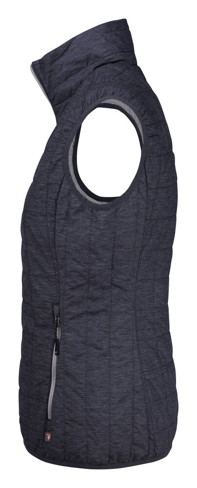 Cutter & Buck - Rainier Vest Dames Antraciet Navy Mélange XS