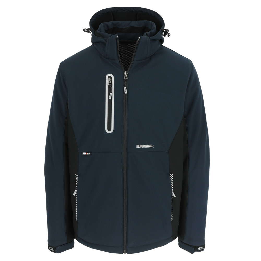 TARIS SOFTSHELL JAS - MARINE
