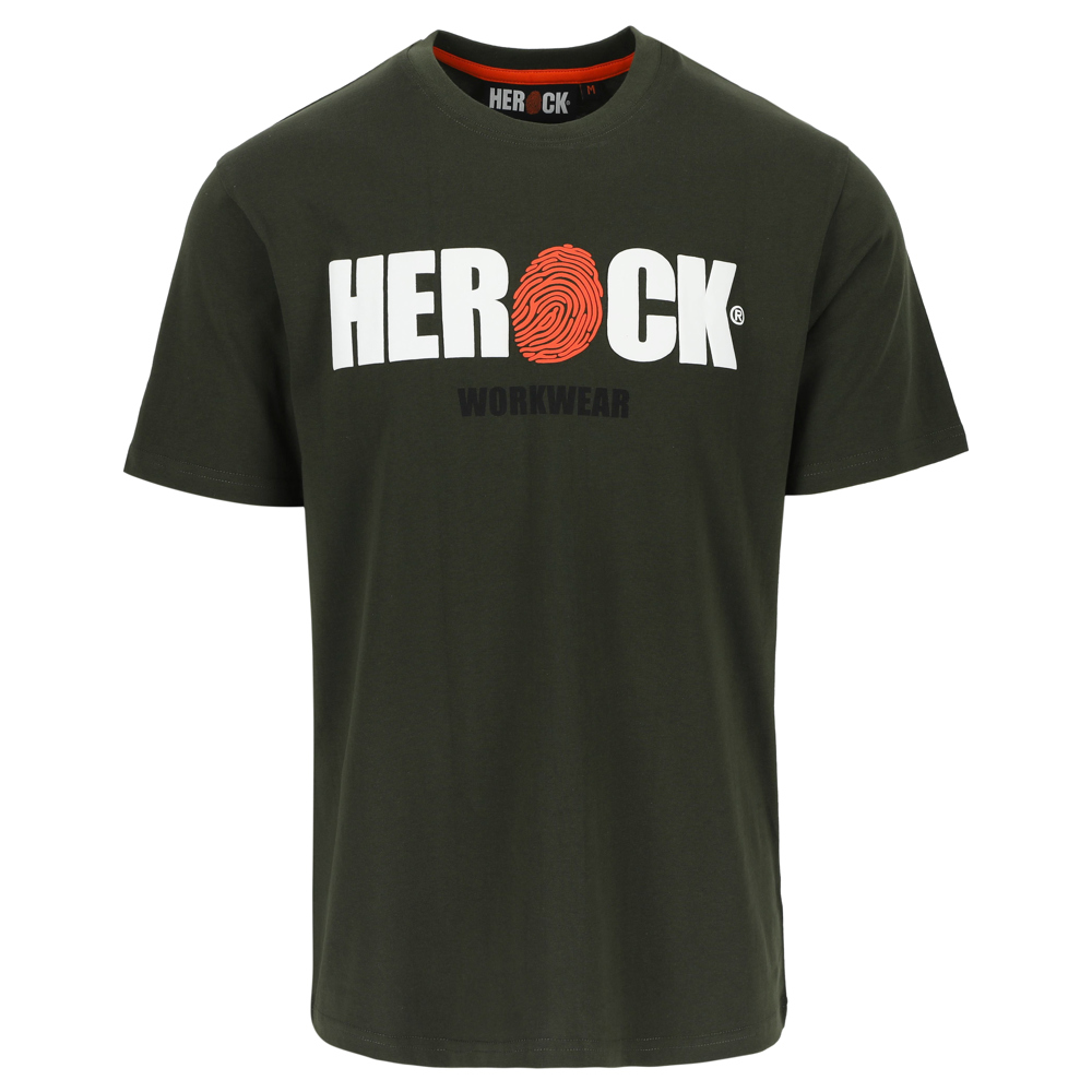 ENI T-SHIRT KORTE MOUWEN - DONKER KAKI
