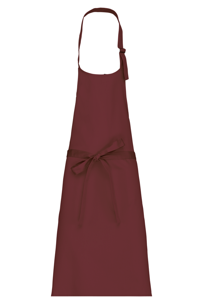 K895 - Katoenen schort zonder zak - Wine