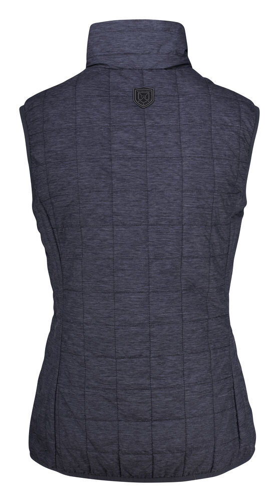 Cutter & Buck - Rainier Vest Dames Antraciet Navy Mélange XS
