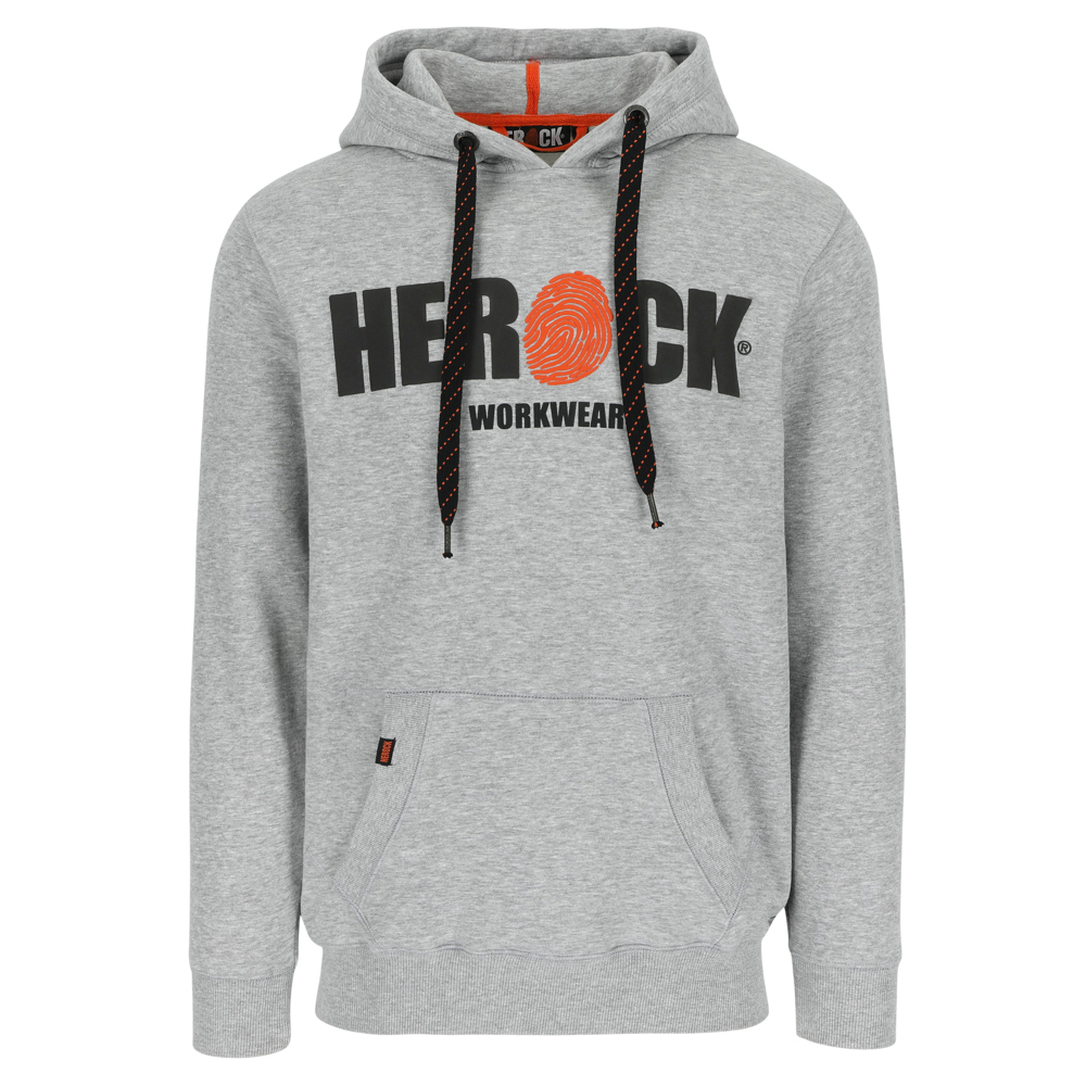 HERO SWEATER MET KAP - LICHT HEATHER GRIJS