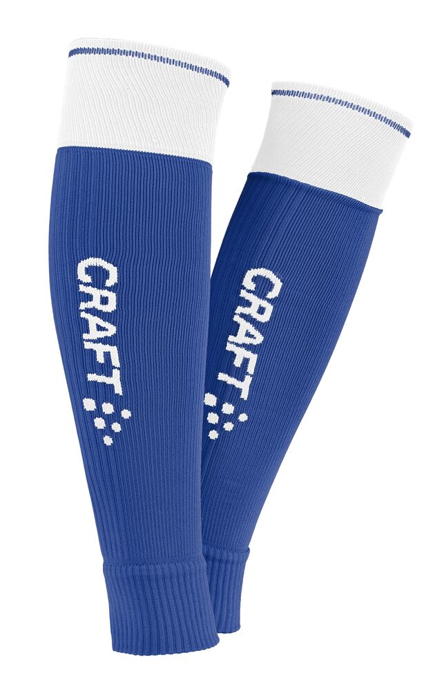 Craft - Progress 2.0 Contrast Sock W-O Foot - Club Cobolt/White