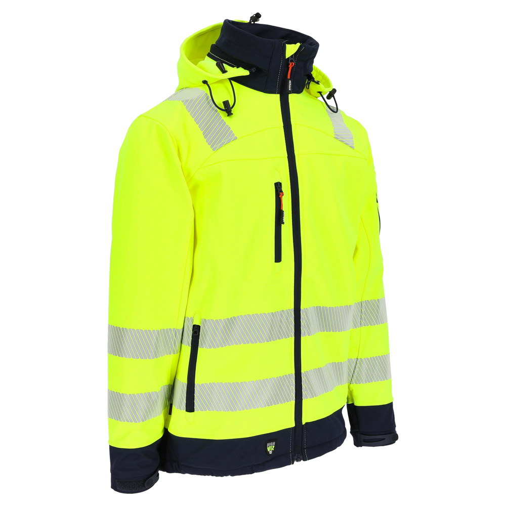 GREGOR HIGH VIZ SOFTSHELL JAS