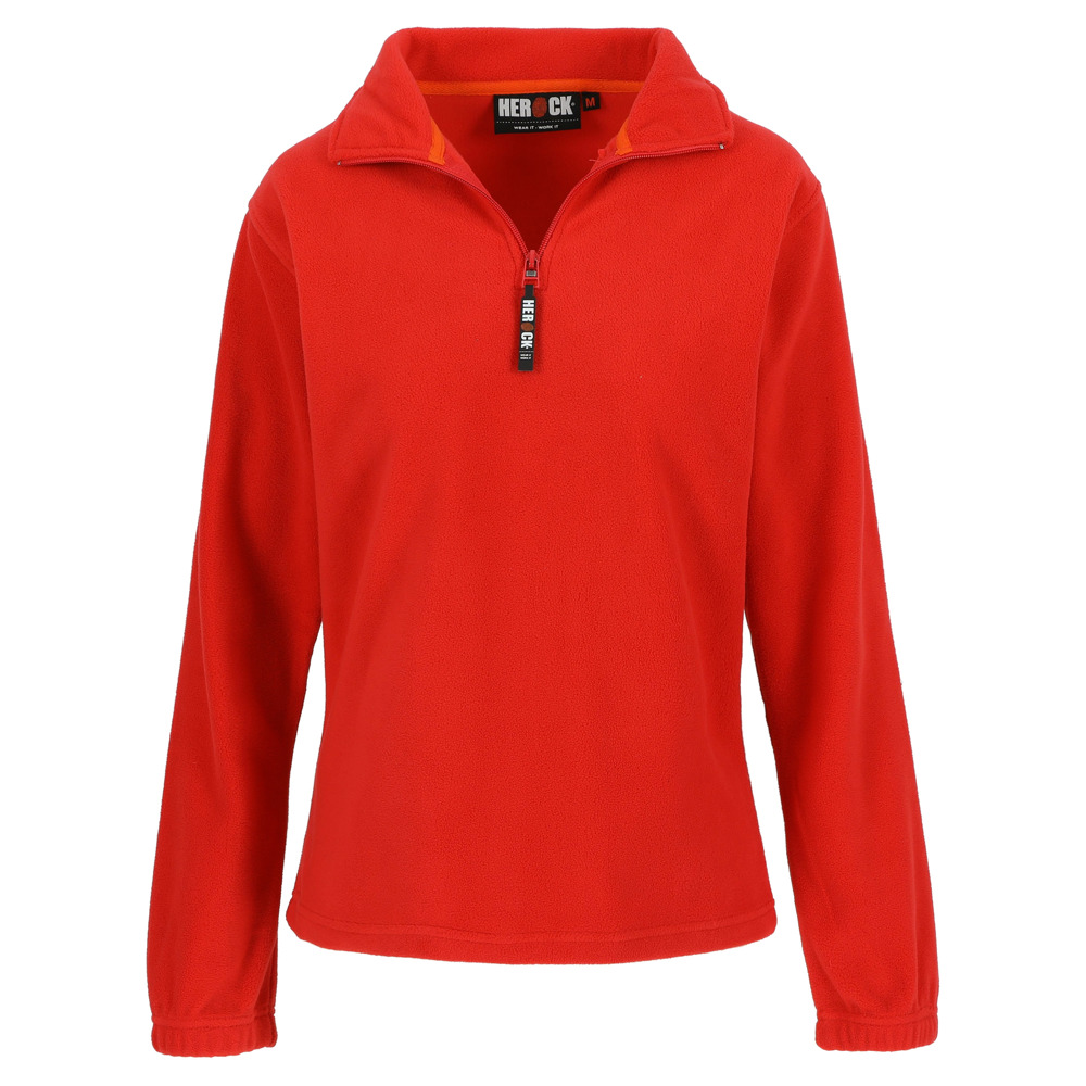 AURORA FLEECE SWEATER DAMES - ROOD