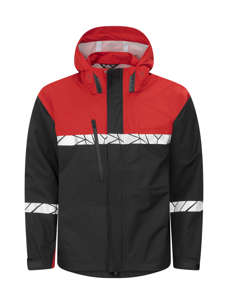 7414 SHELLJAS - Zwart/Rood
