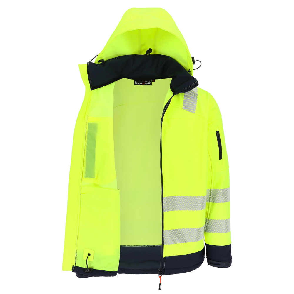 GREGOR HIGH VIZ SOFTSHELL JAS