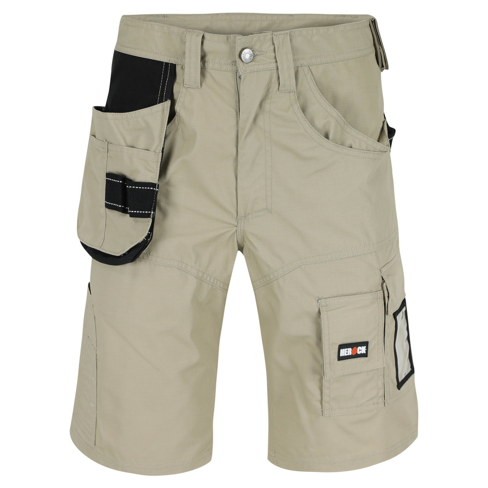 BATUA BERMUDA - BEIGE/ZWART