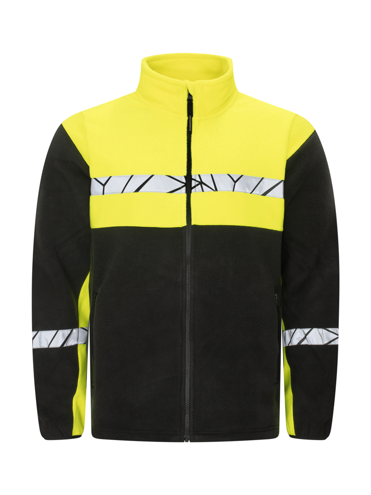 7300 FLEECE - Zwart/Geel