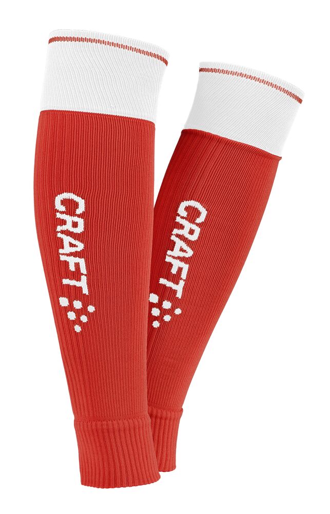 Craft - Progress 2.0 Contrast Sock W-O Foot - Bright Red/White