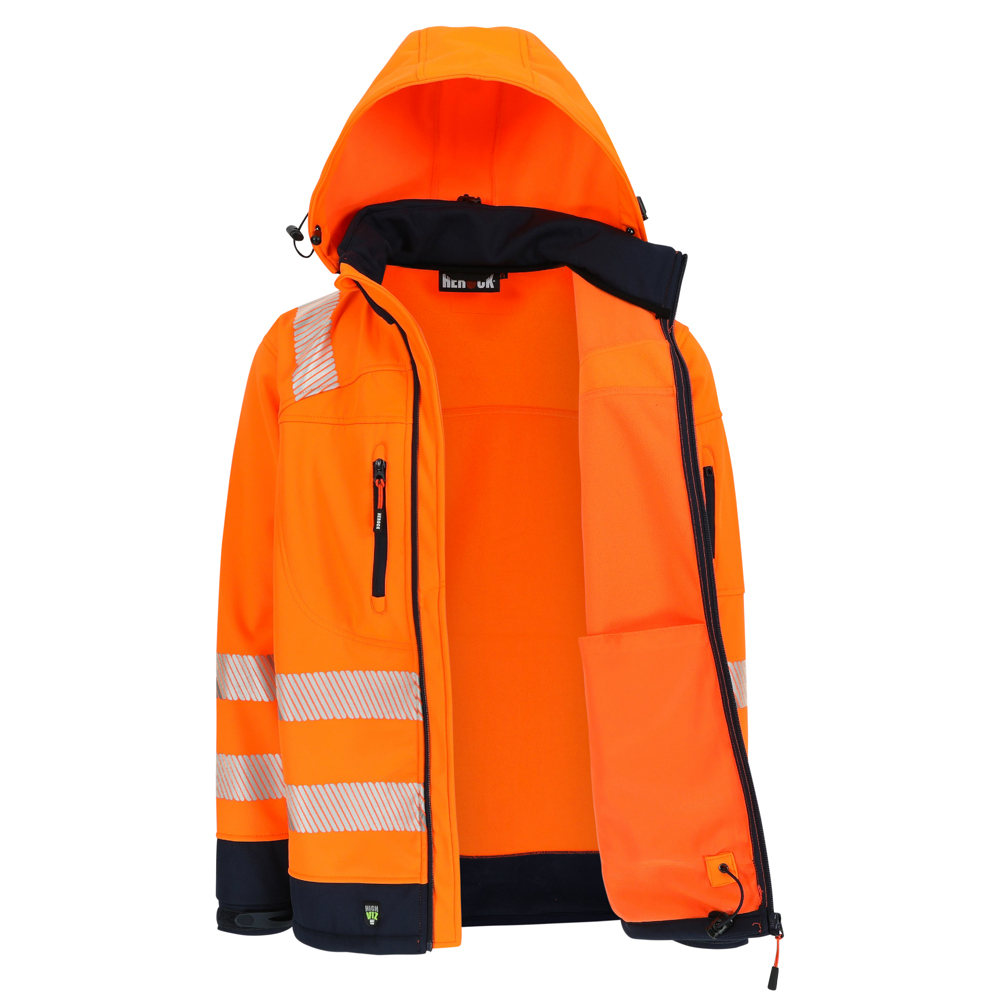 GREGOR HIGH VIZ SOFTSHELL JAS