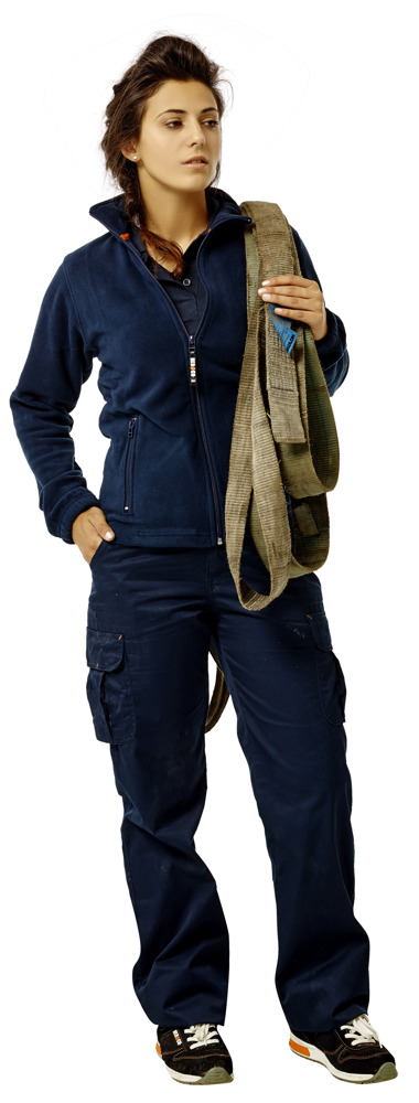 DEVA FLEECE JAS DAMES - MARINE