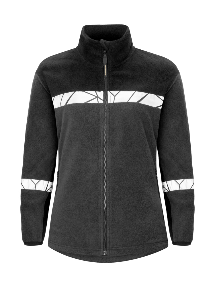 7301 FLEECE DAMES - Grijs/Zwart