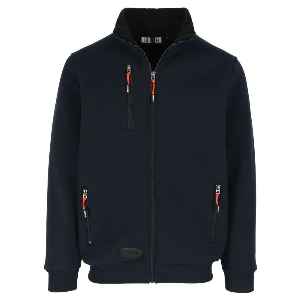 OTAR SWEATER MET KRAAG - MARINE