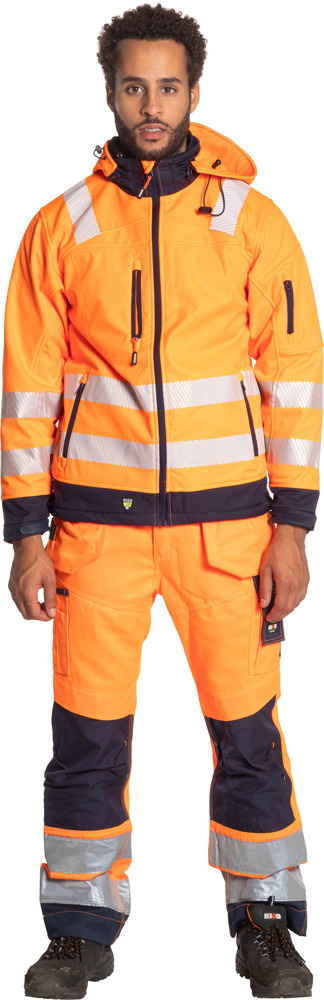 GREGOR HIGH VIZ SOFTSHELL JAS
