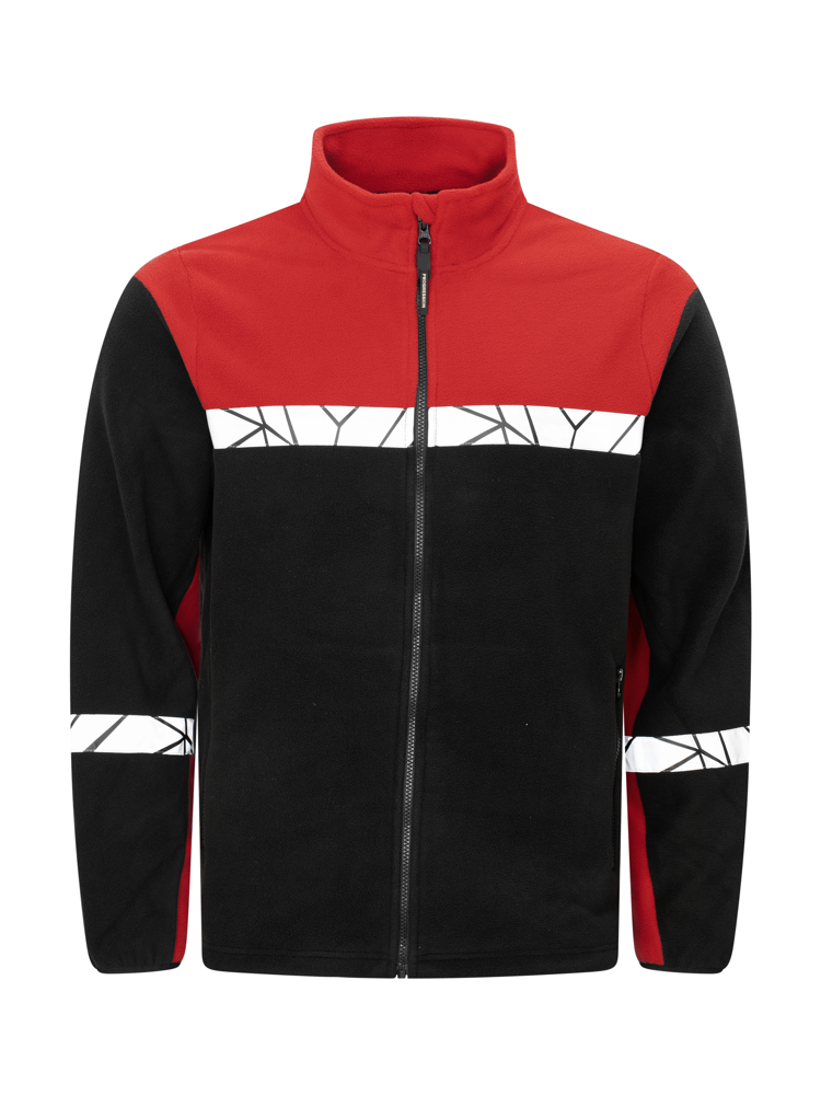 7300 FLEECE - Zwart/Rood