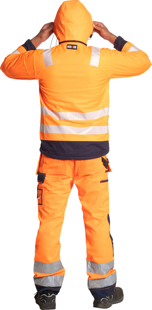 GREGOR HIGH VIZ SOFTSHELL JAS