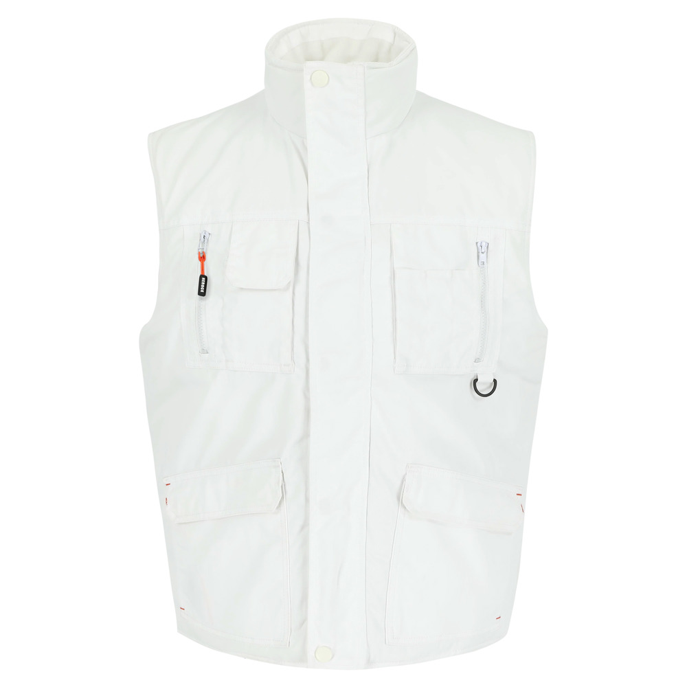 DONAR BODYWARMER - WIT/ZWART