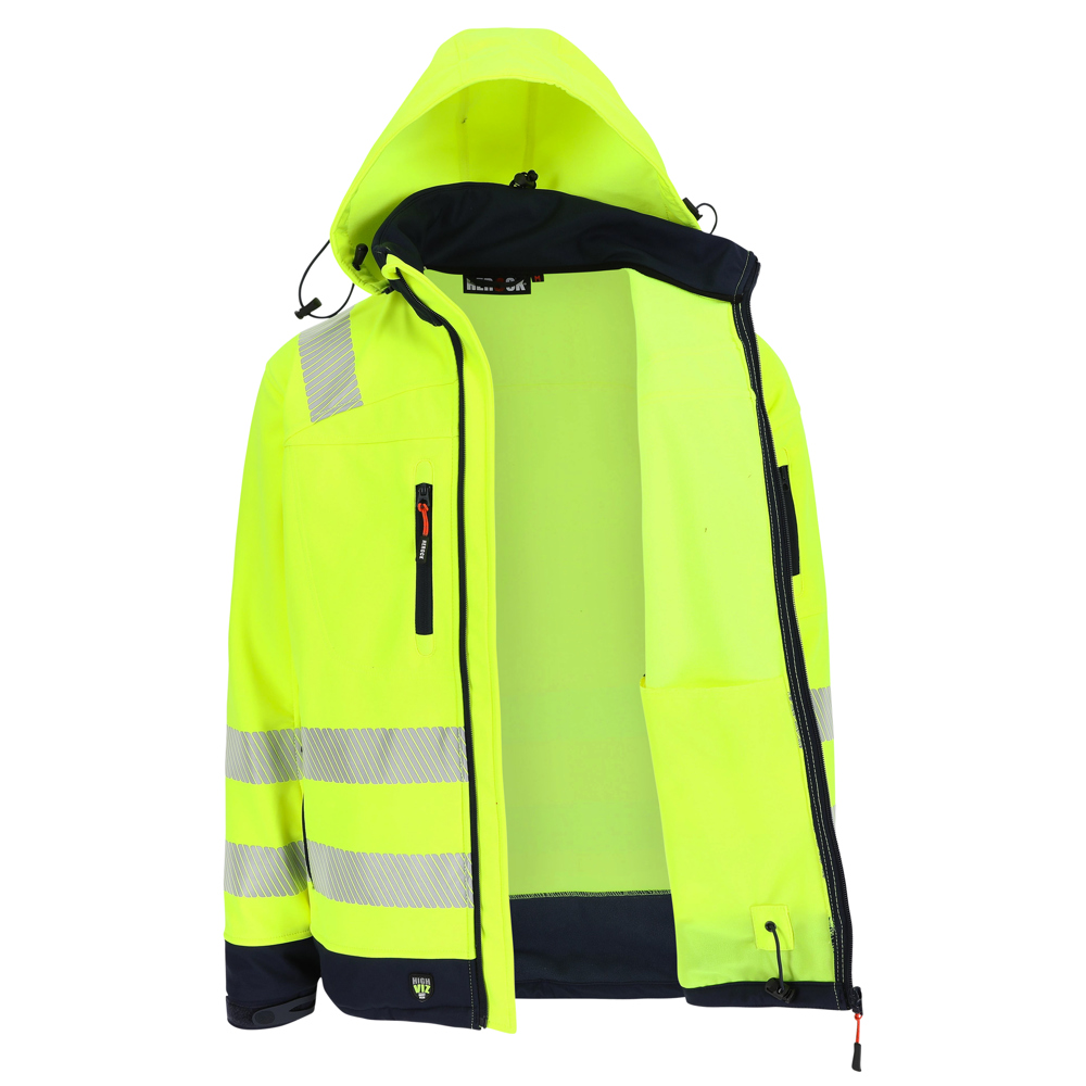 GREGOR HIGH VIZ SOFTSHELL JAS