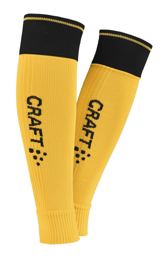 Craft - Progress 2.0 Contrast Sock W-O Foot - Sweden Yellow/Black