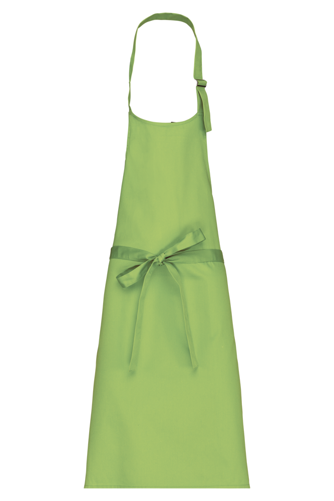 K895 - Katoenen schort zonder zak - Lime