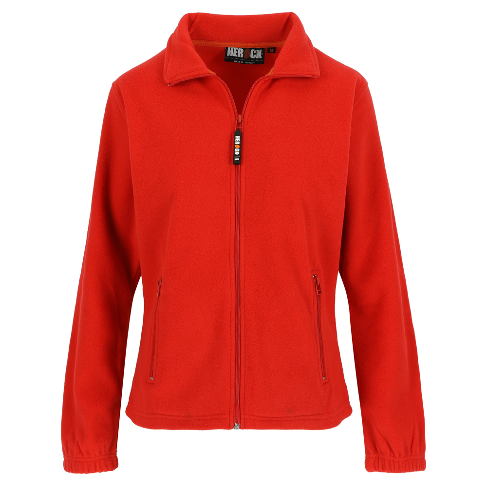 DEVA FLEECE JAS DAMES - ROOD