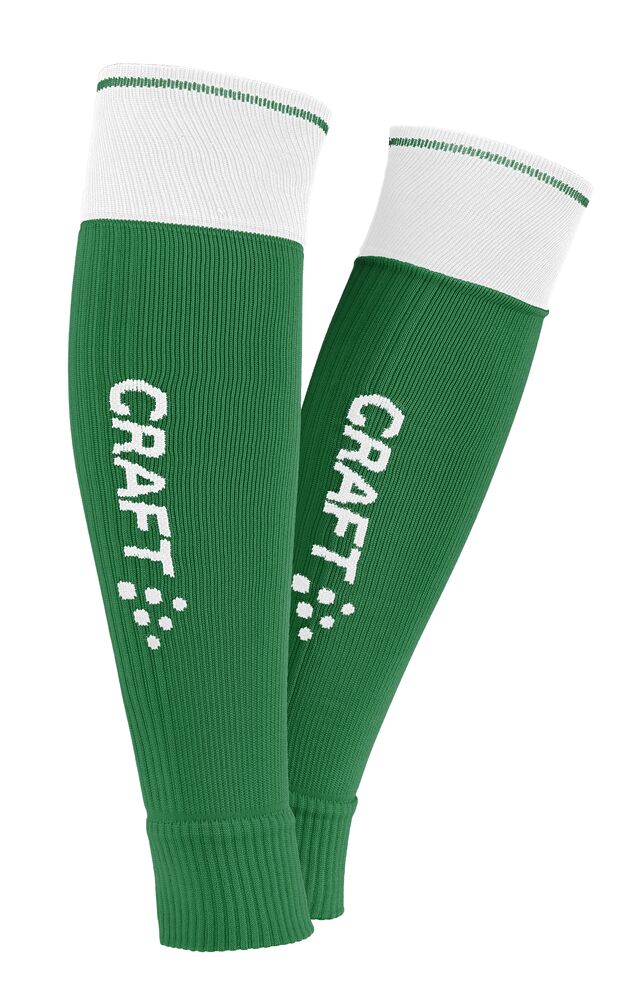 Craft - Progress 2.0 Contrast Sock W-O Foot - Team Green/White