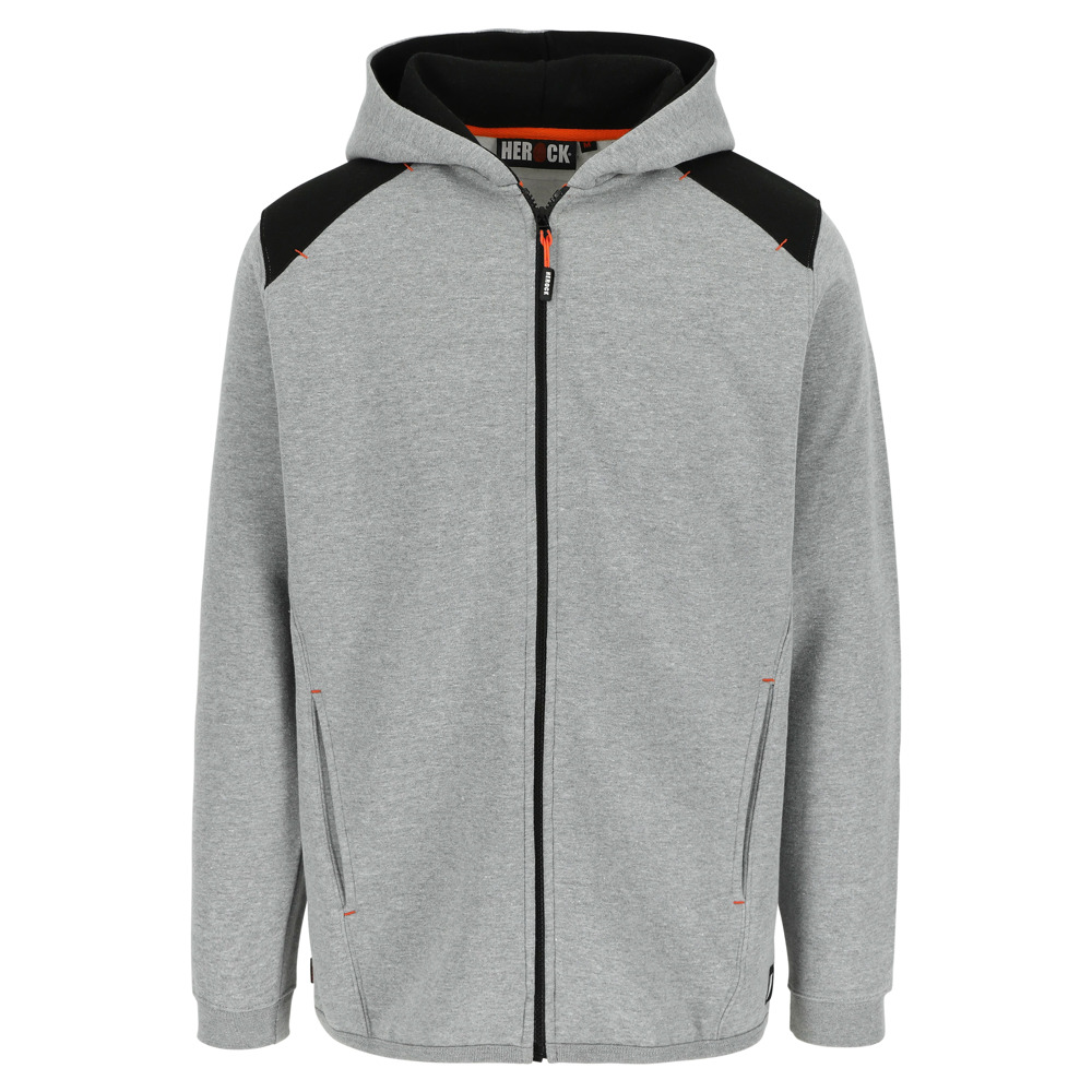 JUNO SWEATER MET KAP - HEATHER GRIJS