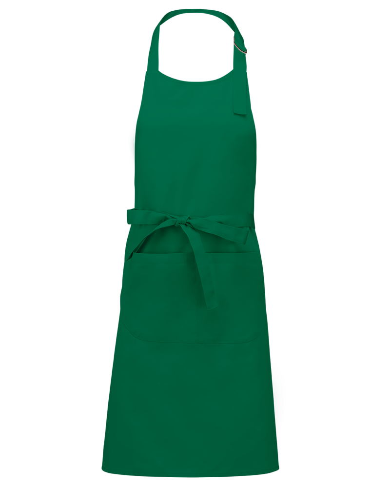 K890 - Schort van Polykatoen met zak - Kelly Green